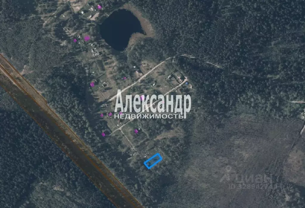 Участок в Ленинградская область, Приозерский район, Кузнечнинское ... - Фото 1