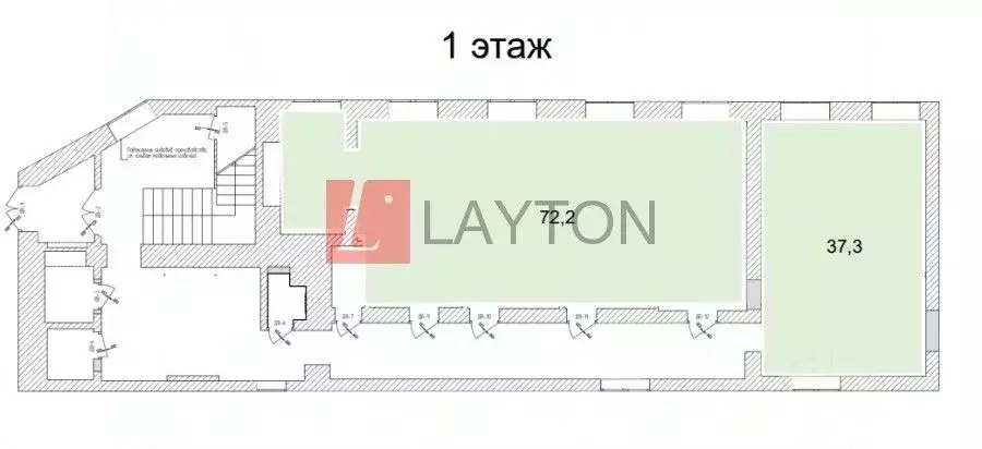 Офис в Москва Бутырская ул., 76С4 (153 м) - Фото 2