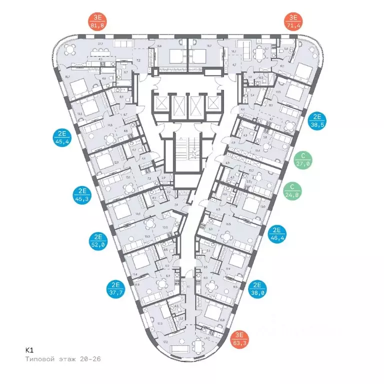 3-к кв. Москва ш. Боровское (дублер) (72.6 м) - Фото 1