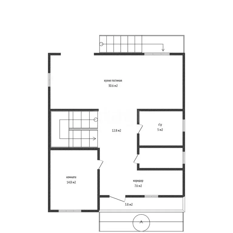Дом в Раевская, улица имени Малоземельца Валентины Зинько (180 м) - Фото 1