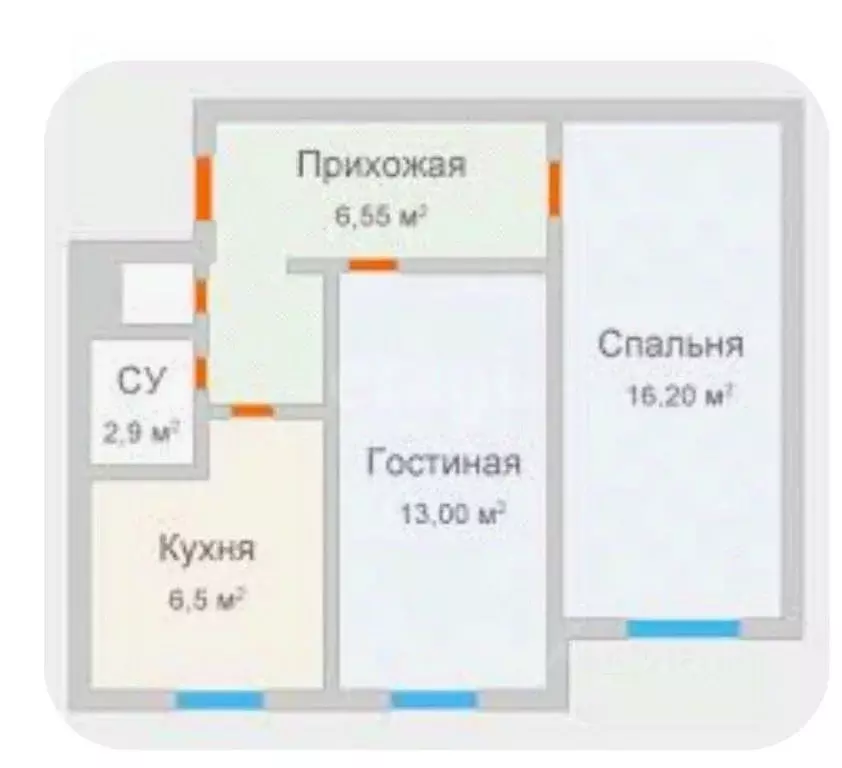 2-к кв. Костромская область, Кострома Черноречье мкр, 13 (45.4 м) - Фото 1