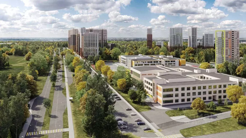 3-к кв. Татарстан, Казань ул. Рауиса Гареева (69.79 м) - Фото 2