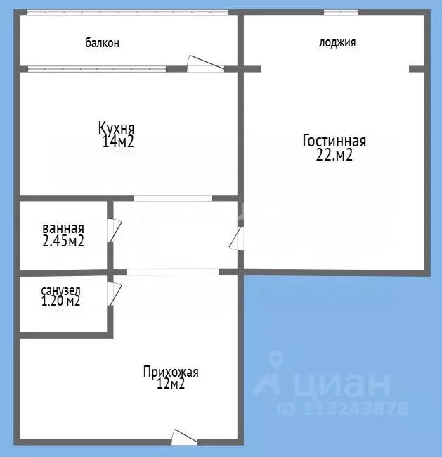 1-к кв. Дагестан, Каспийск Зверовод СНТ, 9-я линия, 1 (52.0 м) - Фото 2