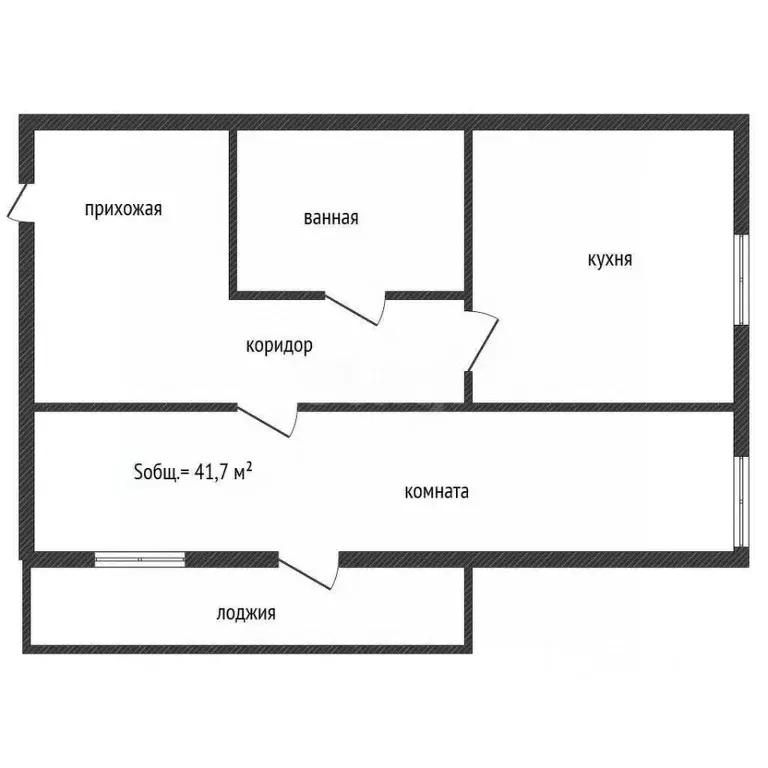 1-к кв. Брянская область, Брянский район, Снежское с/пос, пос. Путевка ... - Фото 1