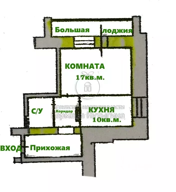 1-к кв. Волгоградская область, Волгоград пос. Ангарский, ул. Маршала ... - Фото 2