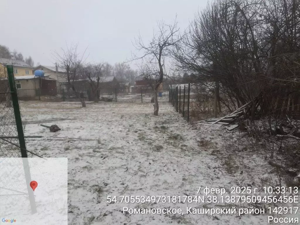 Участок в Московская область, Кашира городской округ, д. Романовское  ... - Фото 0