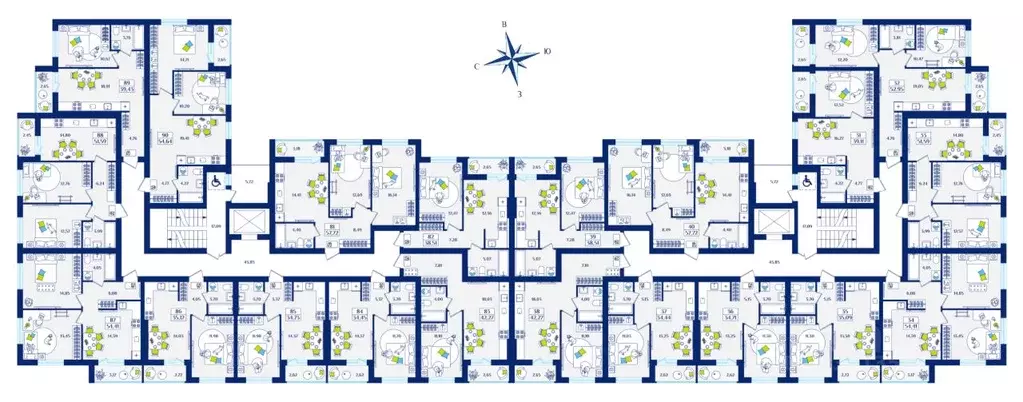 1-к кв. Калининградская область, Зеленоградск  (39.43 м) - Фото 2