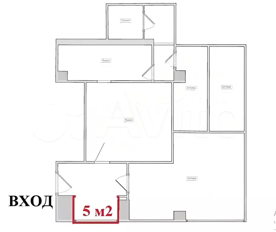 Торговая площадь в Санкт-Петербург просп. Героев, 18 (5 м) - Фото 2