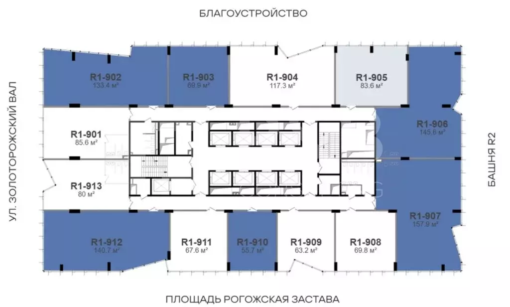 Офис (157.9 м) - Фото 1