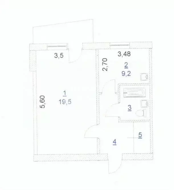 1-к кв. Новосибирская область, Бердск ул. Красный Сокол, 19 (38.1 м) - Фото 1