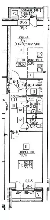 1-к кв. Томская область, Томск Сибирская ул., 74 (55.54 м) - Фото 0