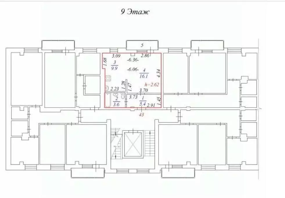 1-к кв. Ямало-Ненецкий АО, Ноябрьск Советская ул., 103 (35.0 м) - Фото 1