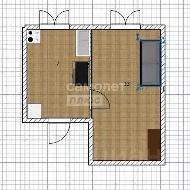 1-к кв. Алтайский край, Бийск Андреевская ул., 81 (20.0 м) - Фото 2