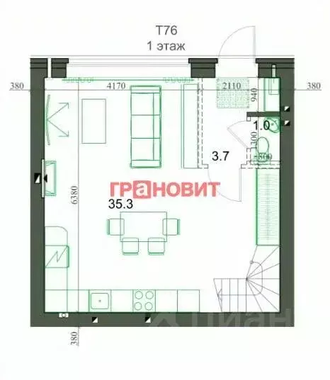 Таунхаус в Новосибирская область, Новосибирский район, Мичуринский ... - Фото 1