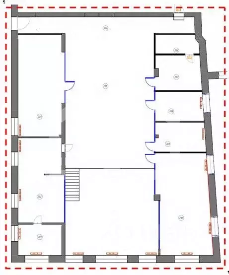 Помещение свободного назначения в Москва Холодильный пер., 3к1с6 (753 ... - Фото 2