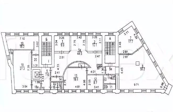 Офис в Москва ул. Большая Якиманка, 21 (242 м) - Фото 1