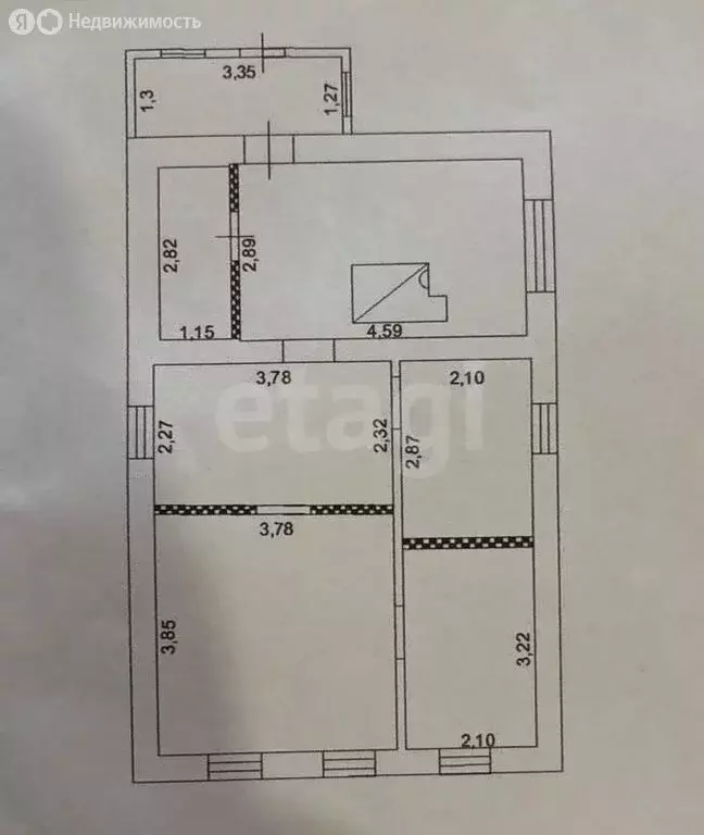 Дом в Минусинск, улица Хвастанцева (60.9 м) - Фото 1