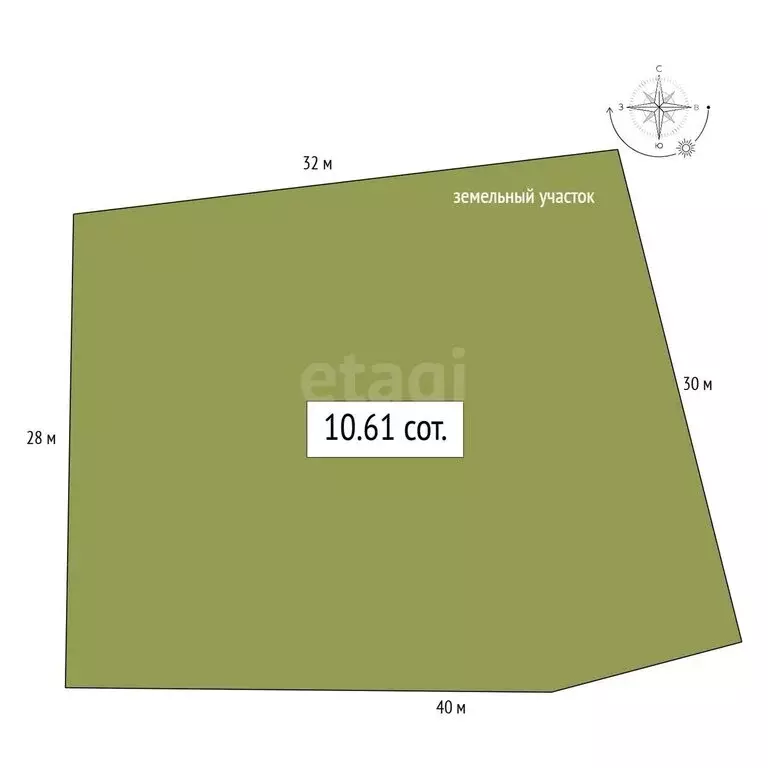 Участок в Майминский район, село Подгорное (10.61 м) - Фото 1