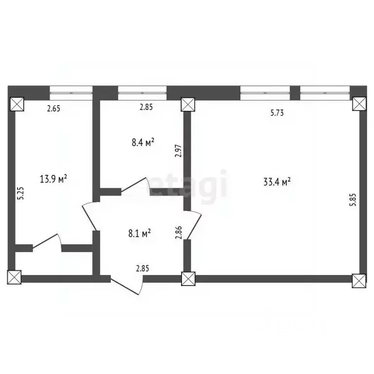 Офис в Орловская область, Орел Московское ш., 137к5 (82 м) - Фото 1