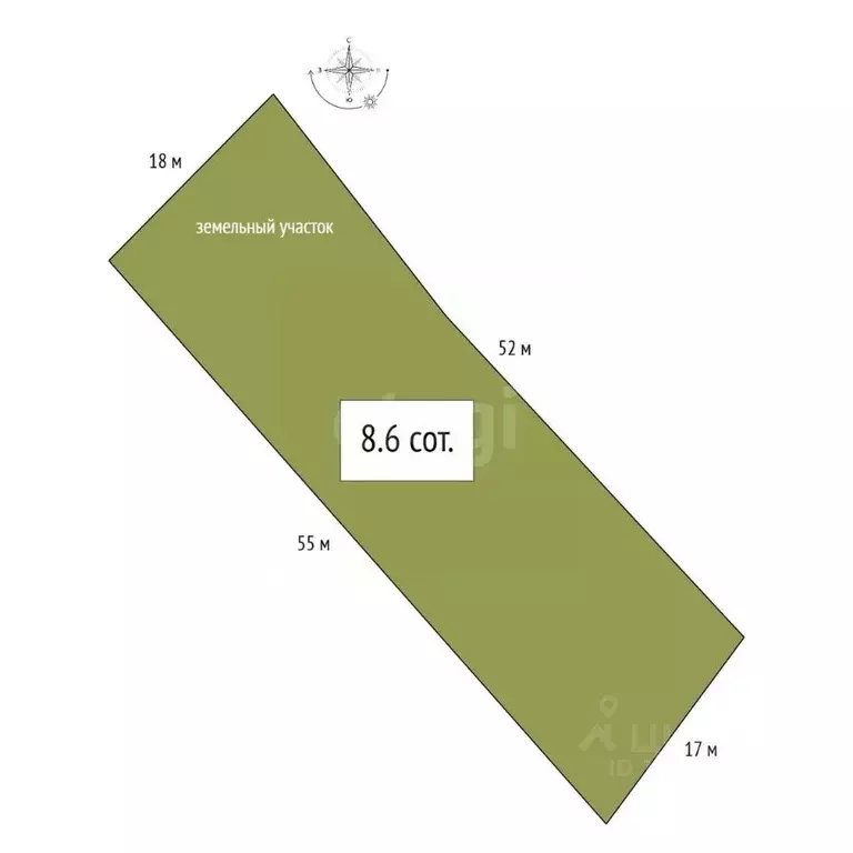 Участок в Новосибирская область, Искитим пер. 1-й Бакинский (8.6 сот.) - Фото 2