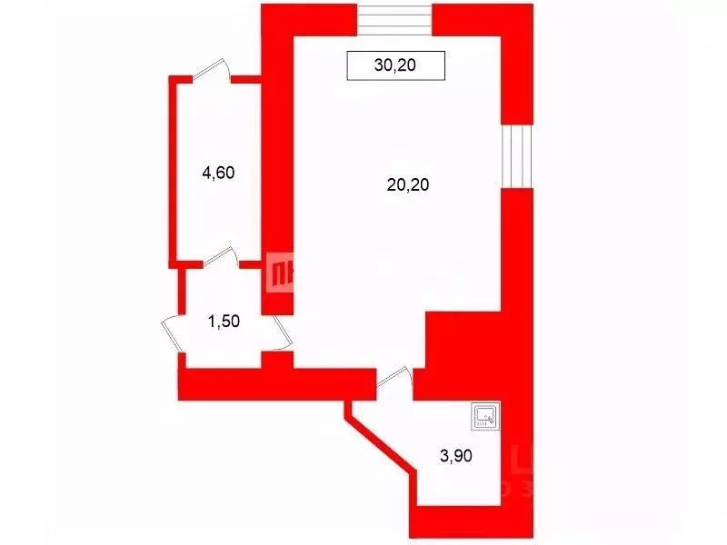 Помещение свободного назначения в Санкт-Петербург Кузнецовская ул., 21 ... - Фото 2