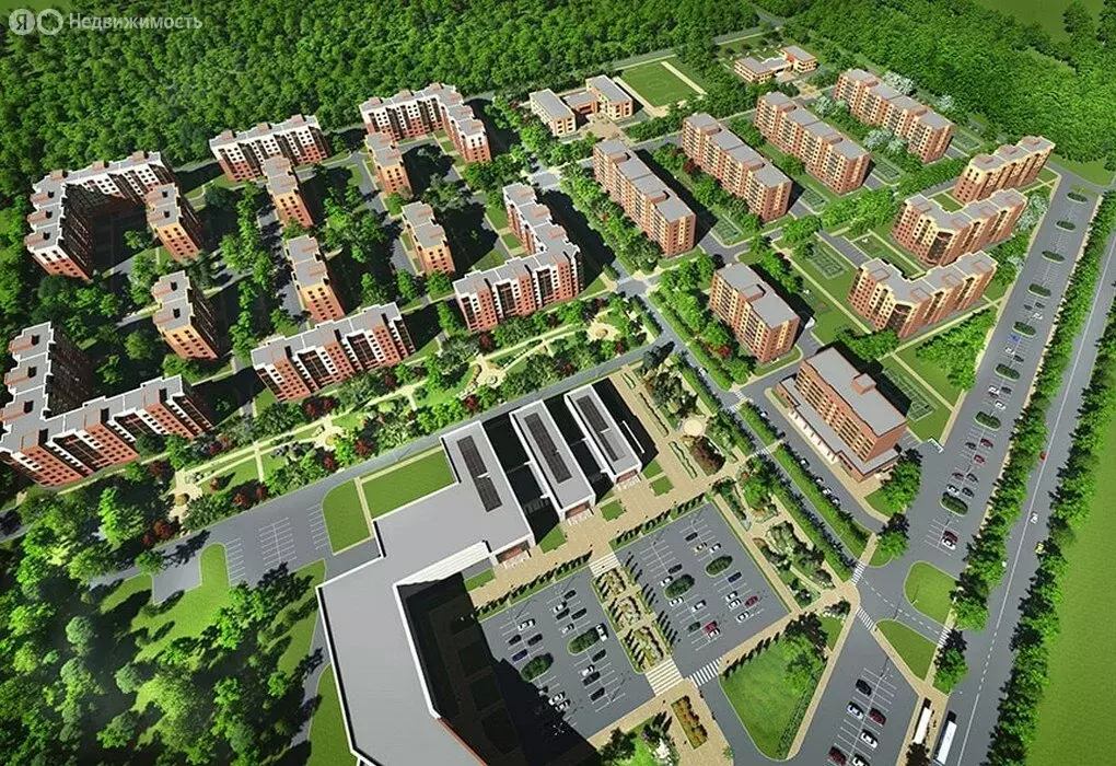 Квартира-студия: село Дядьково, Малиновая улица, 5 (23.2 м) - Фото 1