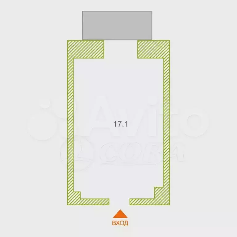 Комната 17,1 м в 1-к., 3/3 эт. - Фото 1