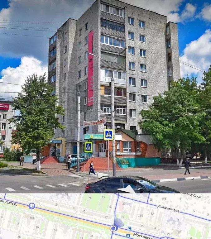 3-к кв. Брянская область, Брянск Московский просп., 19 (63.0 м) - Фото 1