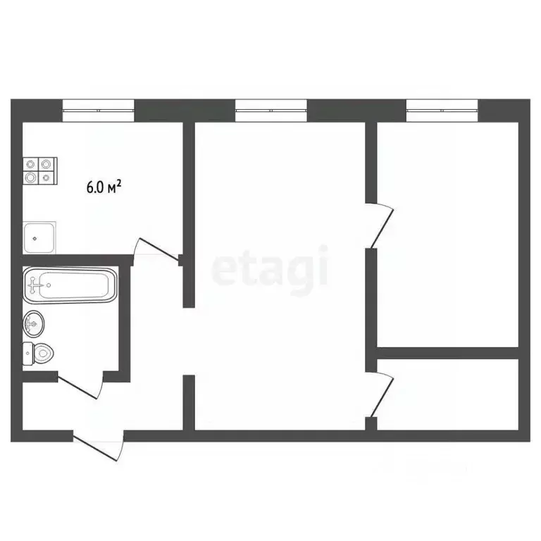 2-к кв. Ярославская область, Тутаевский муниципальный округ, ... - Фото 2