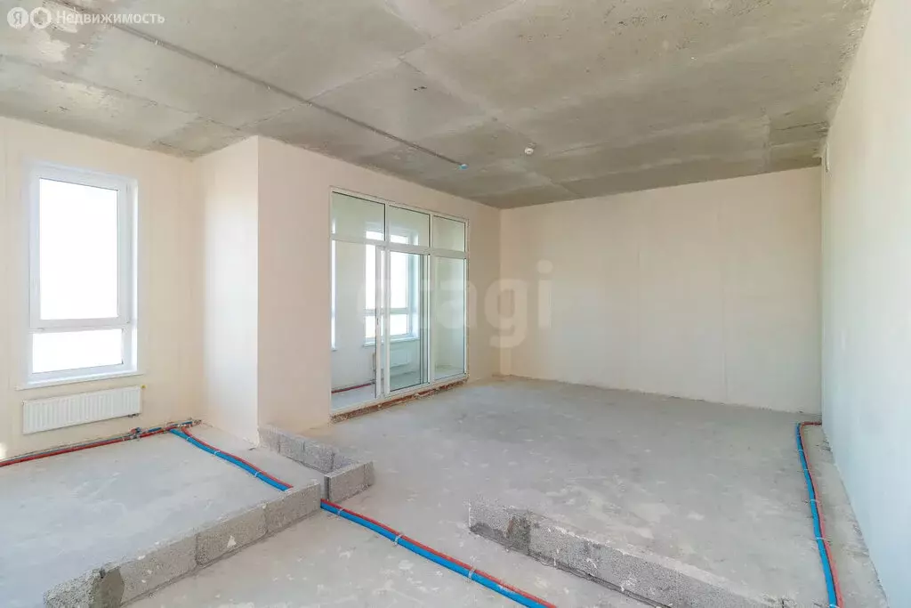 2-комнатная квартира: Тюмень, улица Пожарных и Спасателей, 1к1 (77.8 ... - Фото 2