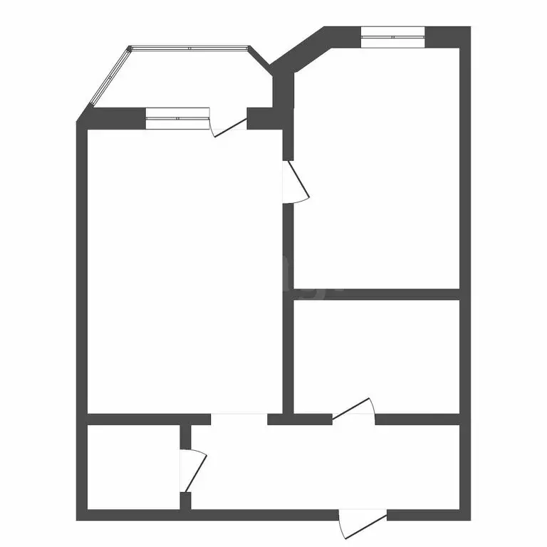 1-комнатная квартира: Тюмень, улица Монтажников, 42 (38 м) - Фото 1