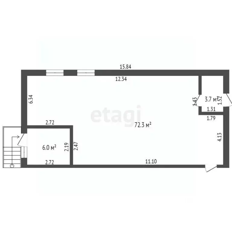 Помещение свободного назначения в Тамбовская область, Уварово 1-й мкр, ... - Фото 2