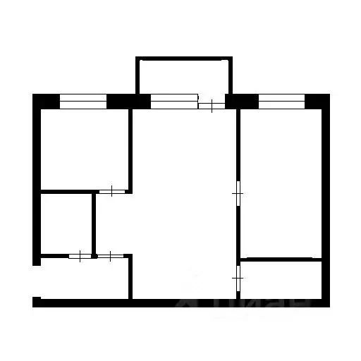2-к кв. Воронежская область, Воронеж ул. 3-го Интернационала, 13 (45.0 ... - Фото 2