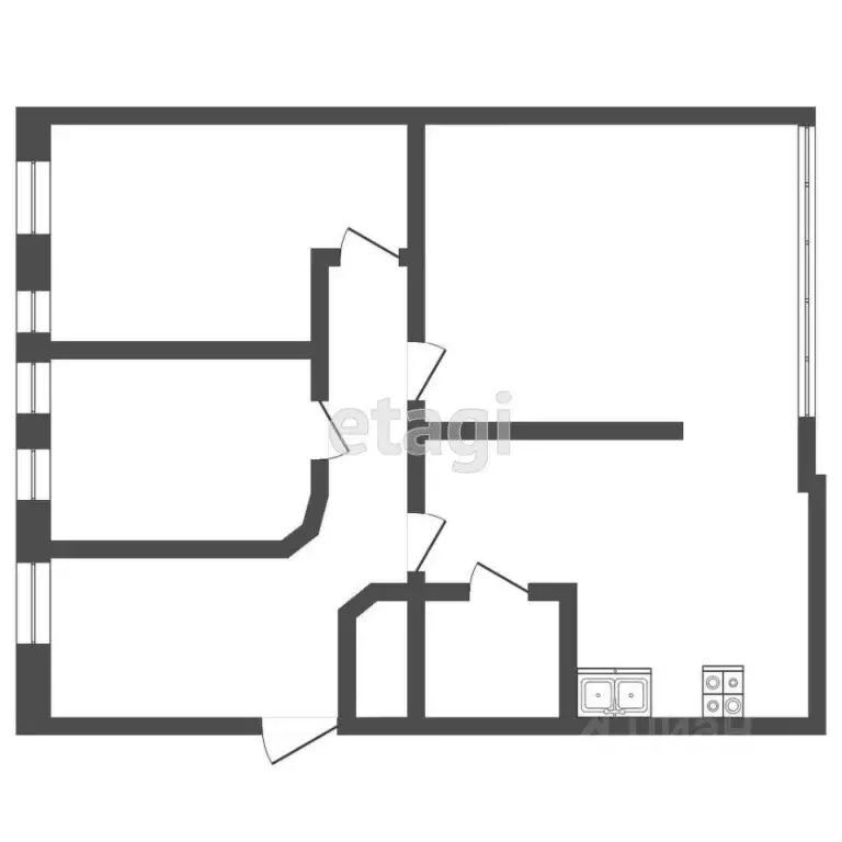 4-к кв. Тверская область, Тверь ул. Желябова, 46 (147.7 м) - Фото 1
