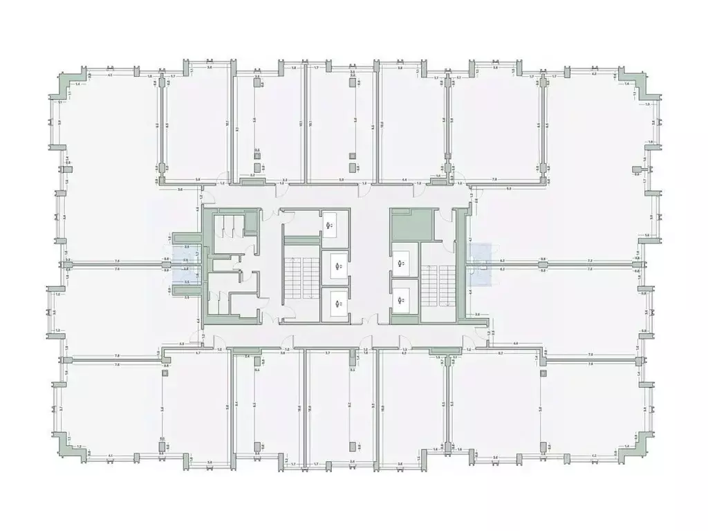 Офис в Москва 1-й Варшавский проезд, 1АС32 (57 м) - Фото 2