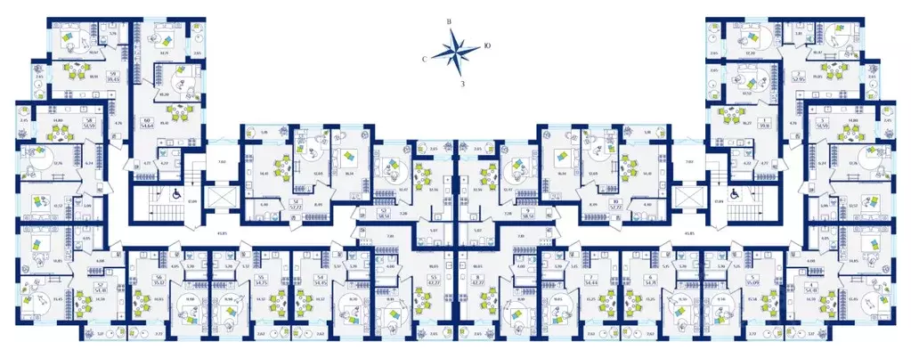 1-к кв. Калининградская область, Зеленоградск  (39.43 м) - Фото 2