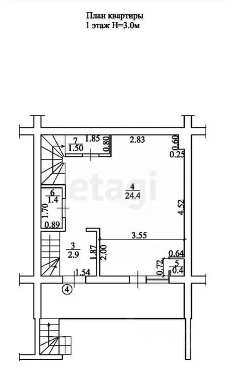 3-к кв. Калининградская область, Гурьевск ул. Генерал-лейтенанта ... - Фото 2
