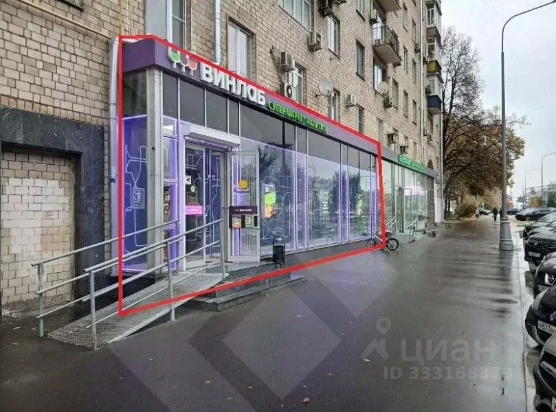 Помещение свободного назначения в Москва Ленинский просп., 62/1 (142 ... - Фото 1