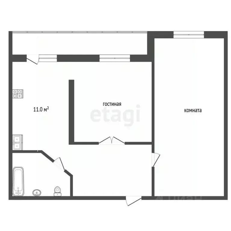 2-к кв. Забайкальский край, Чита ул. Бутина, 115к1 (67.1 м) - Фото 2