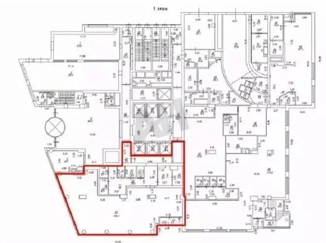 Торговая площадь в Москва Ленинский просп., 15А (250 м) - Фото 1