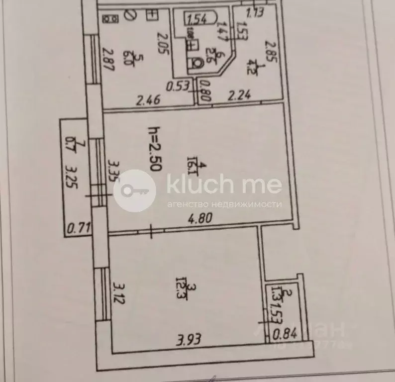 2-к кв. Татарстан, Казань ул. Рихарда Зорге, 12 (42.6 м) - Фото 1