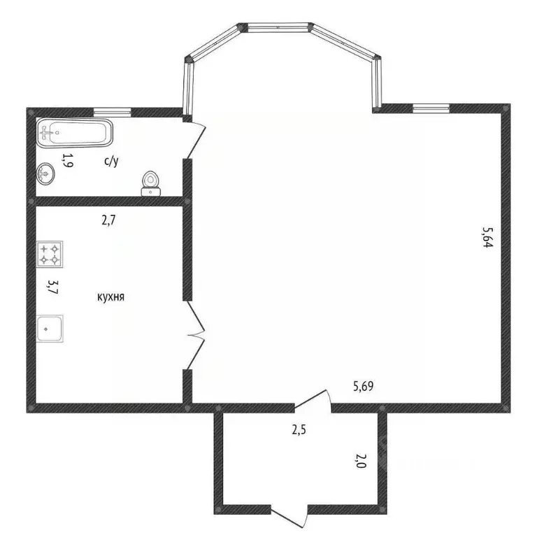 Дом в Башкортостан, Уфа городской округ, с. Нагаево ул. Михаила ... - Фото 2