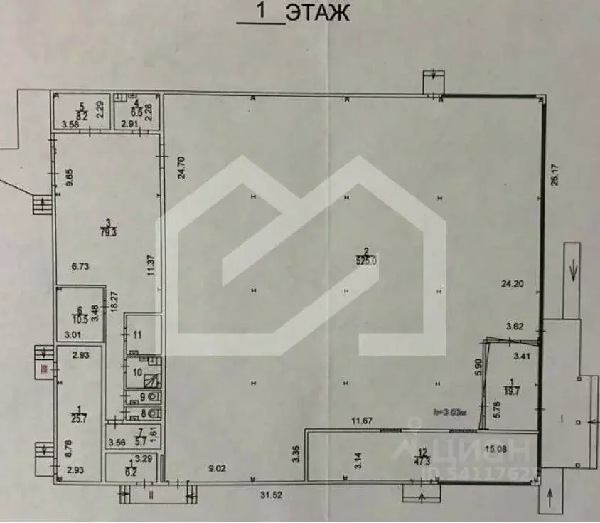Помещение свободного назначения в Москва Ясеневая ул., 40 (771 м) - Фото 2