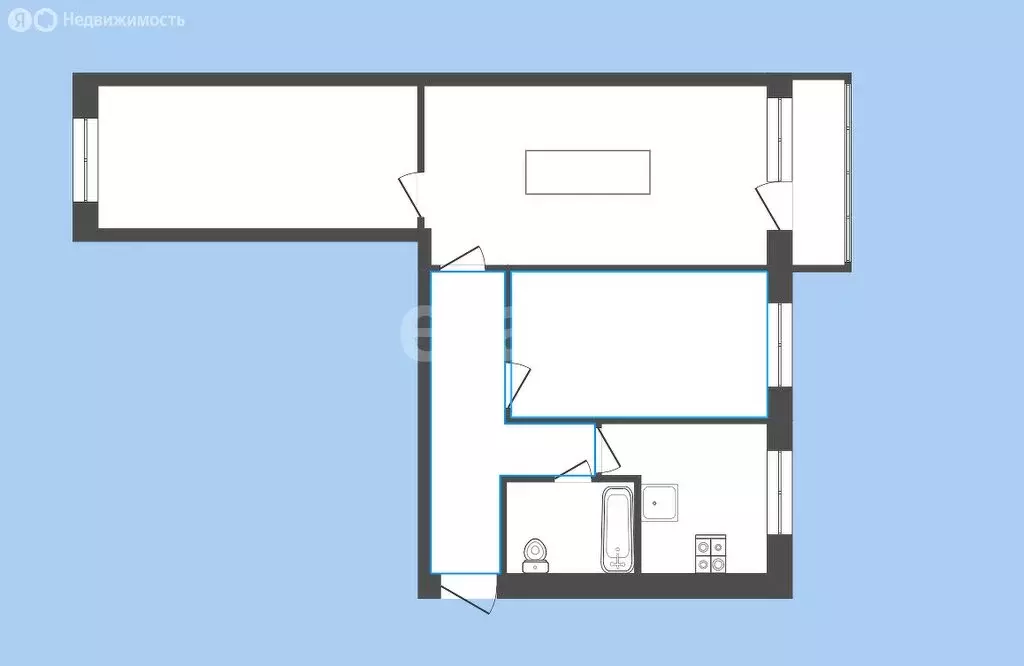 3-комнатная квартира: Бийск, Социалистическая улица, 104 (59 м) - Фото 1
