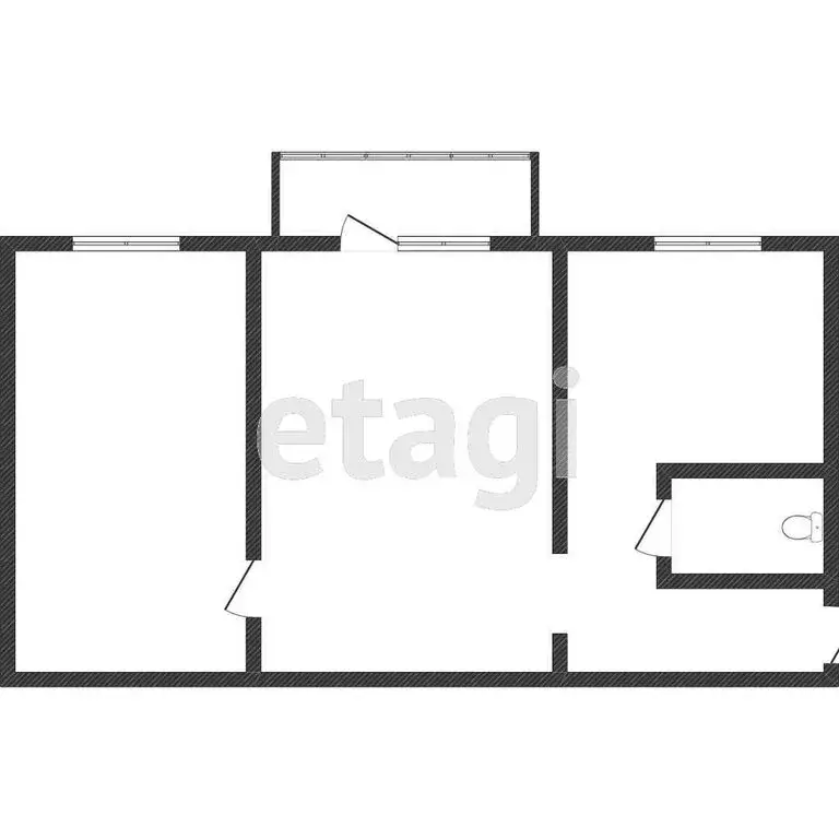 2-комнатная квартира: Миасс, проспект Автозаводцев, 17 (50.2 м) - Фото 1