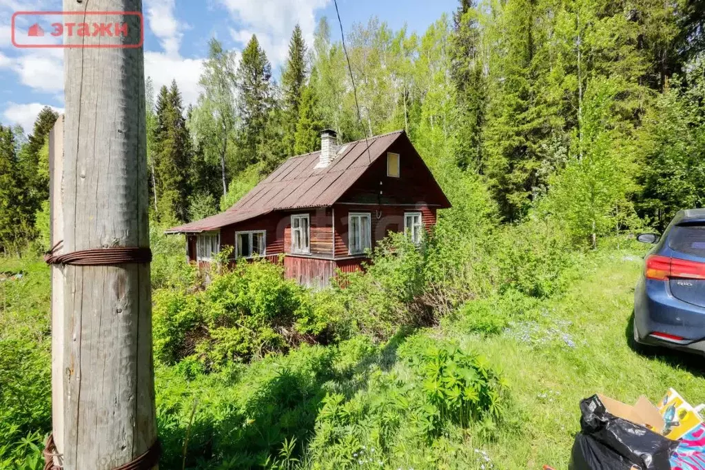 Дом в Карелия, Прионежский район, Деревянкское с/пос, Искусство СНТ  ... - Фото 0