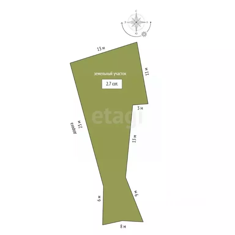 Участок в Крым, Ялта ул. Верхнедарсановская (2.6 сот.) - Фото 1