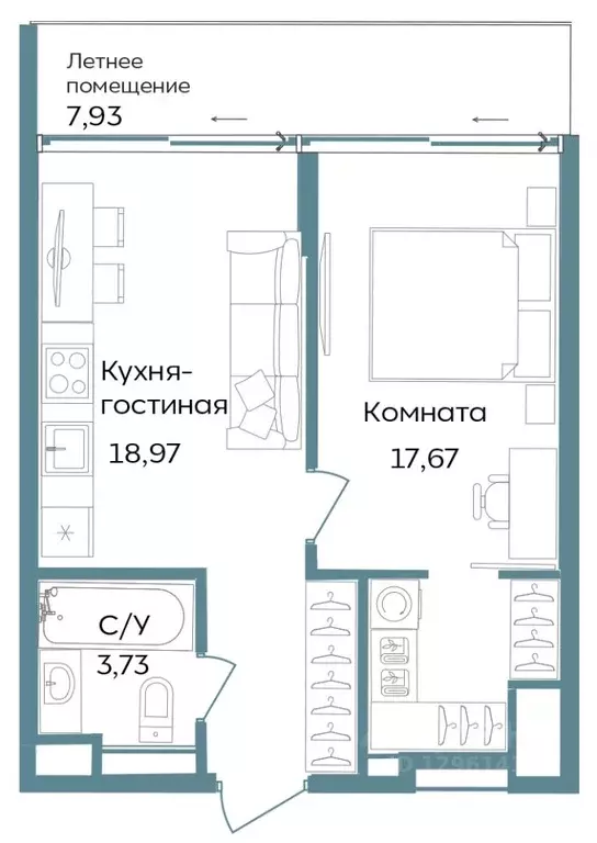 1-к кв. Крым, Саки ул. Морская (48.3 м) - Фото 0