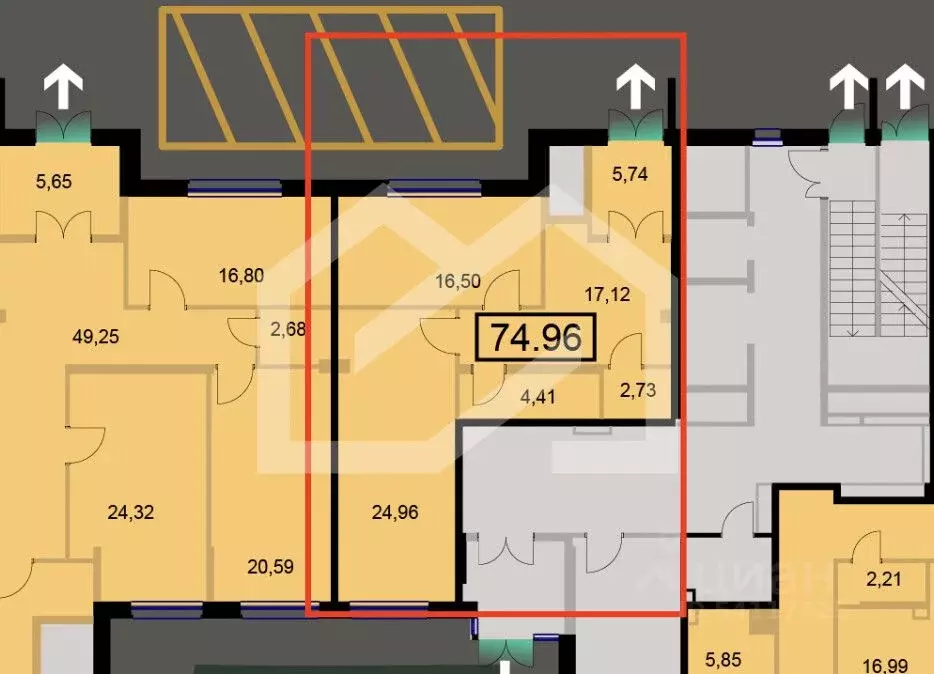 Помещение свободного назначения в Московская область, Химки Планерный ... - Фото 2
