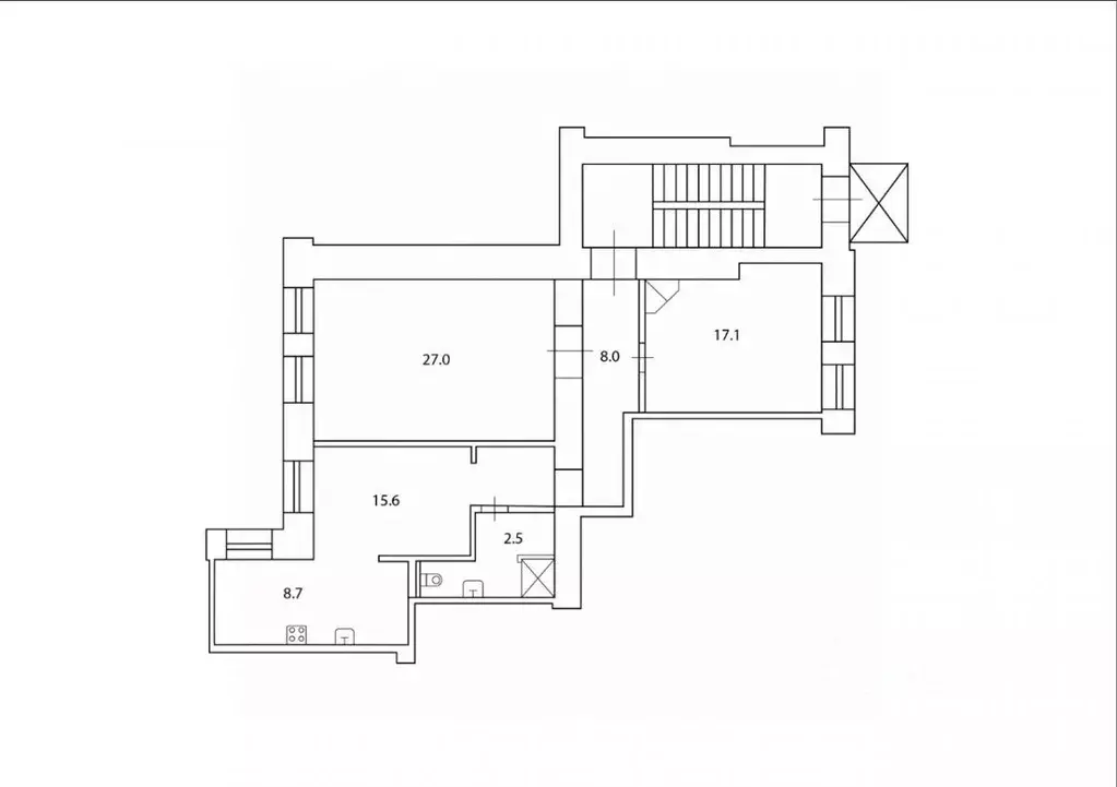 2-к кв. Санкт-Петербург просп. Добролюбова, 21а (84.0 м) - Фото 2